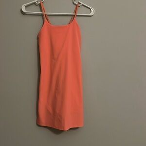 Athleta Girl fitness dress with built in shorts. Size L